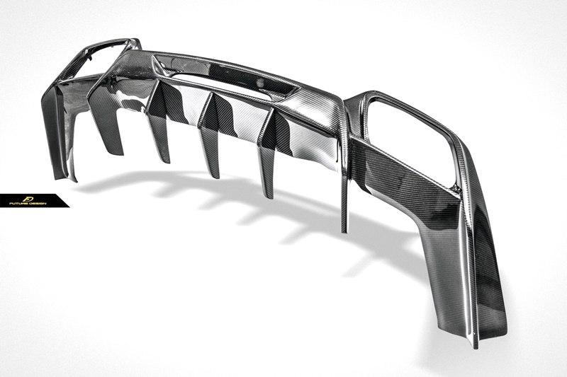 C190 GTs - RennTech style Carbon Rear Diffuser 07
